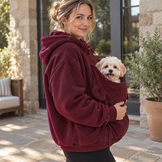 ✨Limited stock available, don’t miss out!🎉Kangaroo Pouch Pet Carrier Hoodie