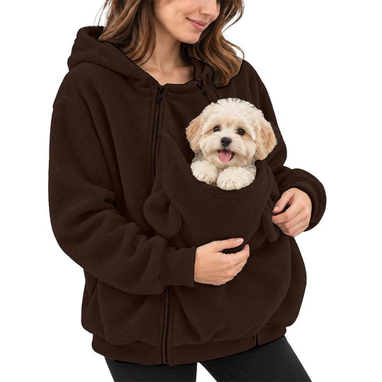 ✨Limited stock available, don’t miss out!🎉Kangaroo Pouch Pet Carrier Hoodie