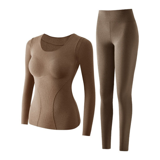 Women's Seamless Self-Heating Thermal Underwear Set