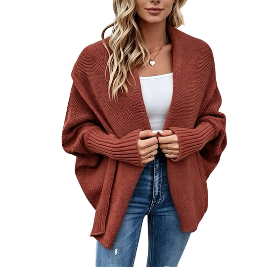 ⏳Limited time offer🔥Women's Batwing Sleeve Chunky Knit Cardigan