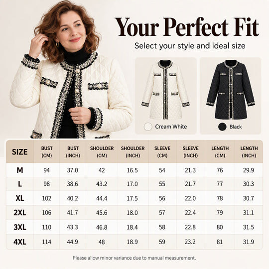 Women's Quilted Mid-Length Padded Jacket