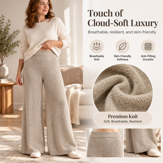 Women's Cozy Soft Wide-Leg Pants