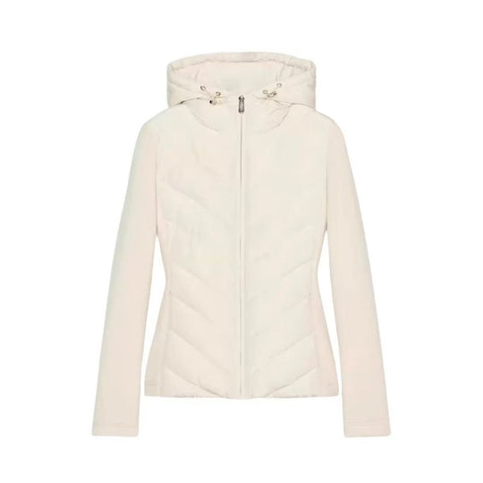 Women's Hooded Patchwork Quilted Padded Jacket