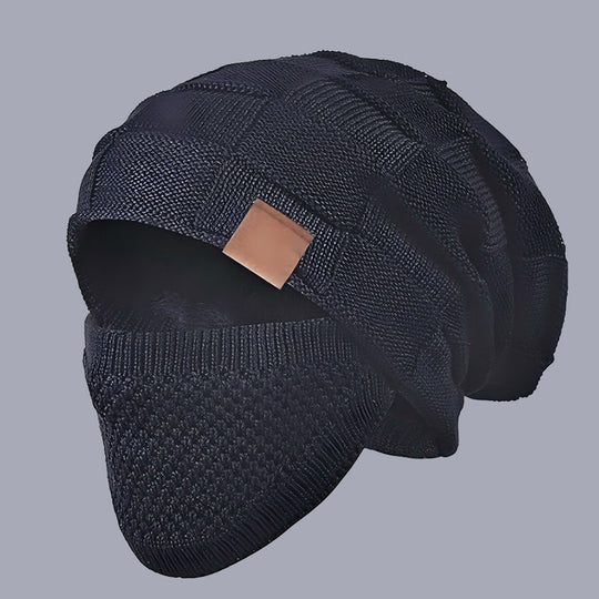 Winter Warm Beanie Hat with Face Cover