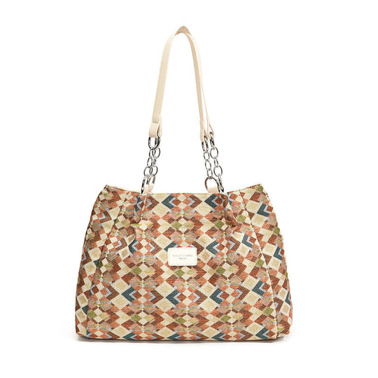 🖤Black Friday Sale🖤Retro Leopard Print Tote Bag for Women