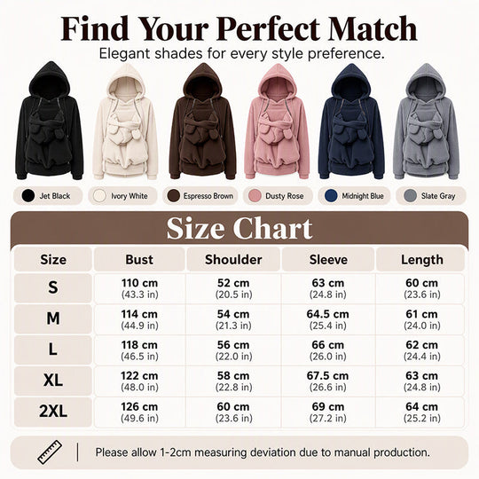 Cozy Warm Babywearing Hooded Jacket