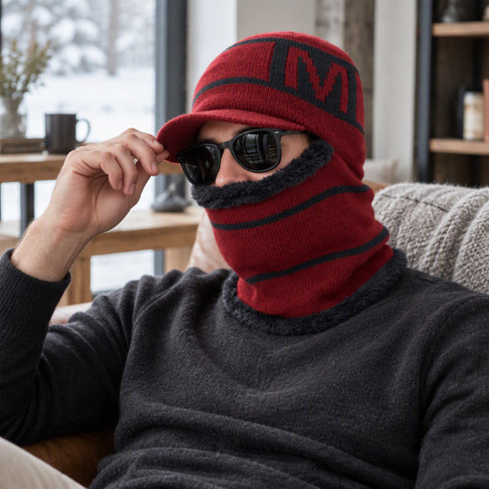 Men's Winter Warm Knit Beanie Hat