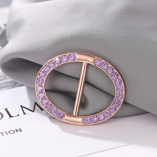Elegant Metal Shirt Corner Buckle