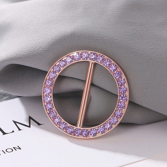 Elegant Metal Shirt Corner Buckle