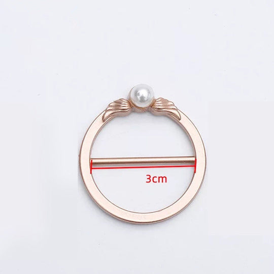 Elegant Metal Shirt Corner Buckle