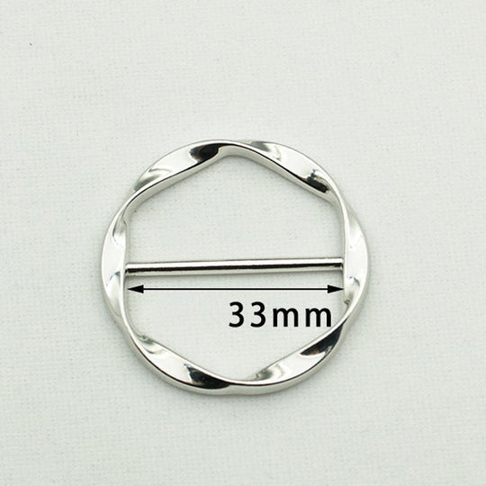 Elegant Metal Shirt Corner Buckle