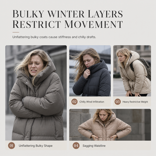 Women's Long Hooded Padded Coat