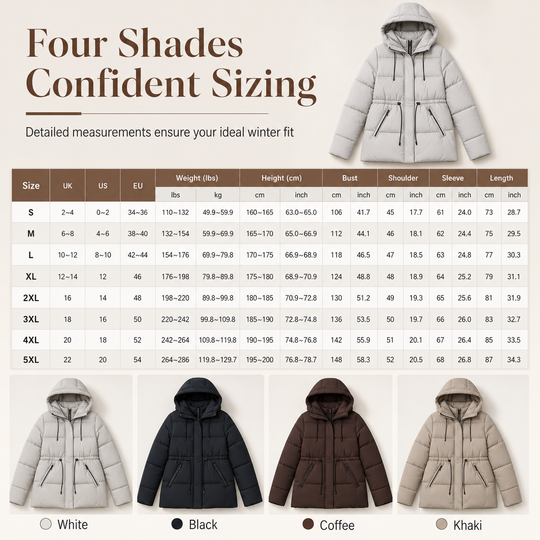Women's Long Hooded Padded Coat