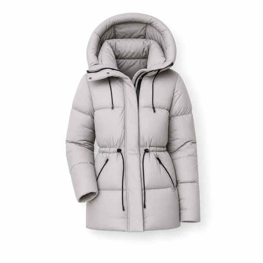 Women's Long Hooded Padded Coat