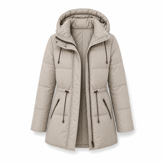 Women's Long Hooded Padded Coat