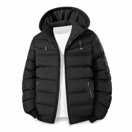 Men's Casual Winter Short Cotton-Padded Warm Insulated Coat