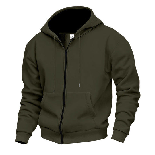 Men's Warm-Lined Full-Zip Hooded Sweatshirt