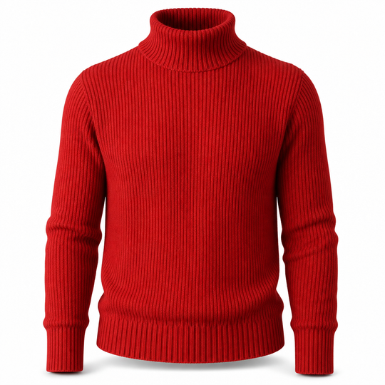 Men's Slim Fit Knit Turtleneck Sweater