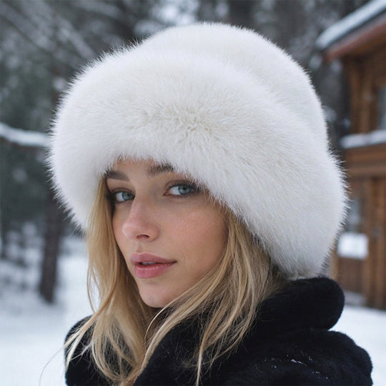 Women's Elegant Faux Fur Warm Hat
