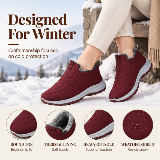 Unisex Winter Warm Anti-Slip Slip-on Shoes