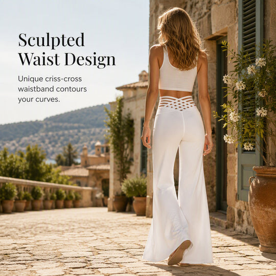 👖 Leg-Elongating Silhouette, Easy Everyday Comfort | Women's Casual High-Waisted Wide-Leg Pants