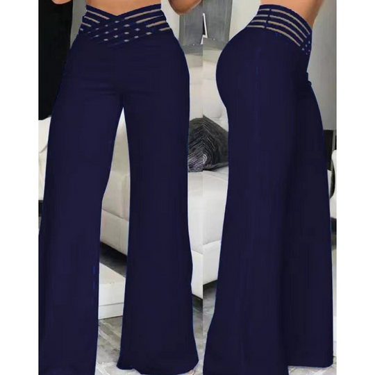 👖 Leg-Elongating Silhouette, Easy Everyday Comfort | Women's Casual High-Waisted Wide-Leg Pants