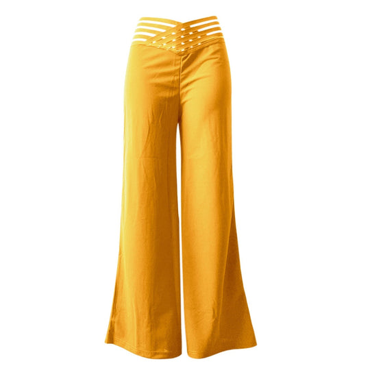 👖 Leg-Elongating Silhouette, Easy Everyday Comfort | Women's Casual High-Waisted Wide-Leg Pants