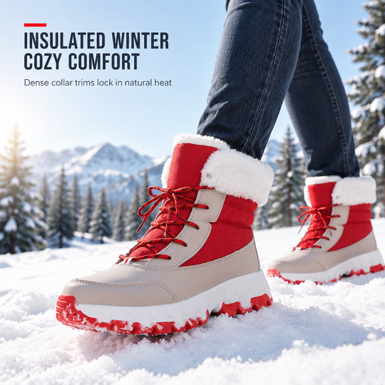 Women's Winter Snow Boots Thickened Mid Calf Boots for Outdoor Travel Plus Size🔥