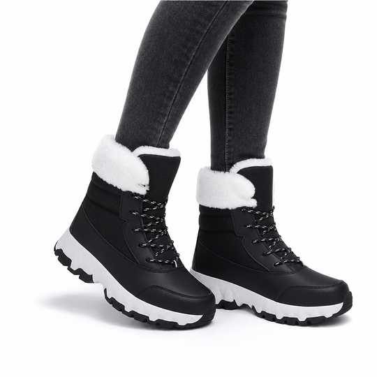 Women's Winter Snow Boots Thickened Mid Calf Boots for Outdoor Travel Plus Size🔥