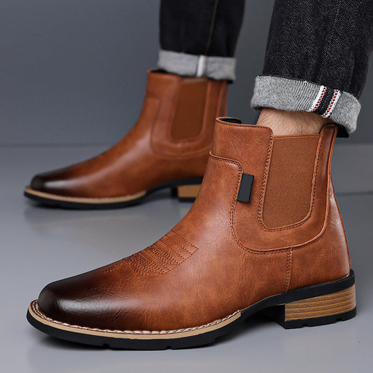 Men's Vintage Slip-On Chelsea Boots