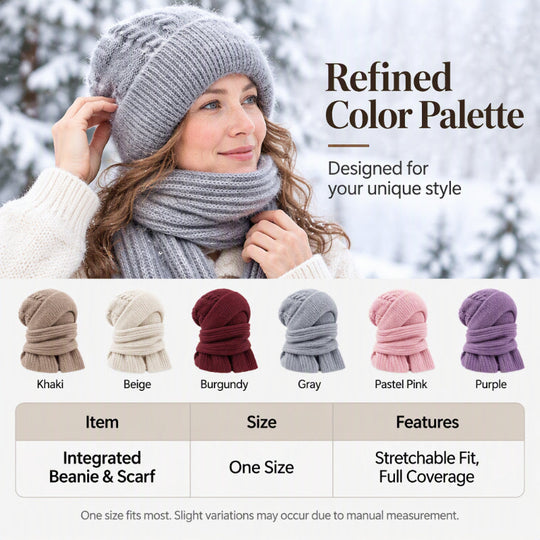 🧣 Toasty Comfort, Head-to-Neck Coverage | Women's Winter Warm Hooded Scarf