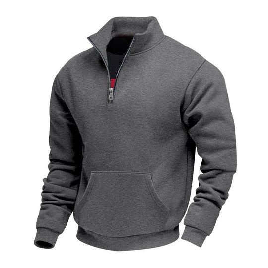 Men's Warm Half-Zip Sweatshirt