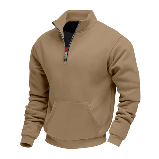 Men's Warm Half-Zip Sweatshirt