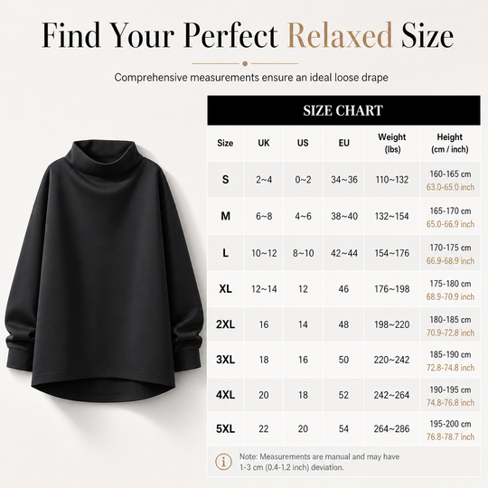 Loose Fit Mock Neck Draped Pullover Sweatshirt with Dropped Shoulders and Long Sleeves