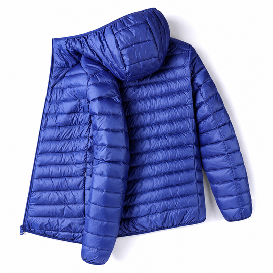 Men's Lightweight Hooded Cotton Padded Solid Color Autumn Winter Short Coat🔥