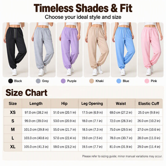 🏃 Move-Ready Comfort, Personalized Waist Fit | Women's Casual Athletic Joggers with Drawstring