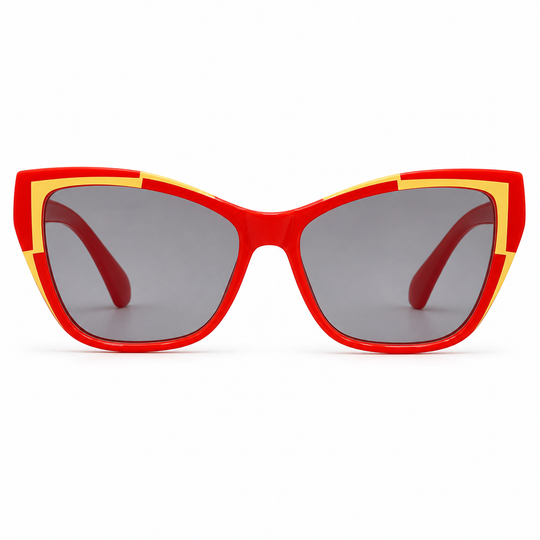 😎Cyberpunk Cat Eye Blue Light Blocking Glasses for Women Trendy Photochromic Clear Lens Eyeglasses