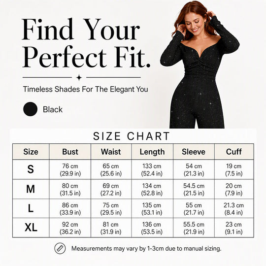 ✨ Elegant Shoulder Line, Eye-Catching Shine | Women's Chic Off-Shoulder Sequined Jumpsuit