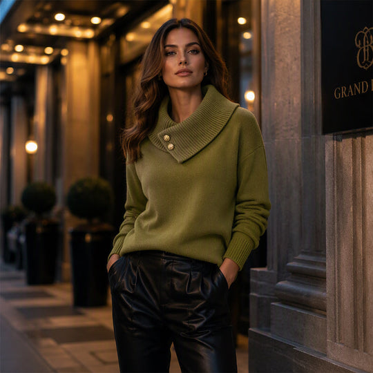🧶 Relaxed Off-Duty Comfort, Cloud-Soft Ease | Women's Casual Lazy Style Knit Sweater