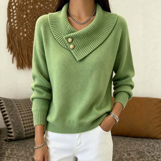 🧶 Relaxed Off-Duty Comfort, Cloud-Soft Ease | Women's Casual Lazy Style Knit Sweater