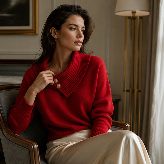 🧶 Relaxed Off-Duty Comfort, Cloud-Soft Ease | Women's Casual Lazy Style Knit Sweater