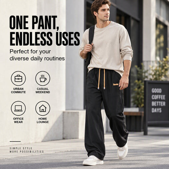 Men's Winter Thermal Straight Leg Pants