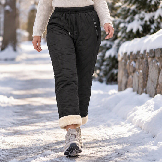 Women's Thick Plush-Lined Winter Pants