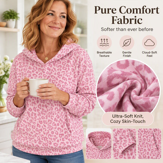 🐆 Eye-Catching Print, Easy Everyday Comfort | Women's Casual Leopard Print Sweatshirt