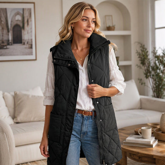 💕BUY 2 Free Shipping✈️Women's Mid-Length Quilted Thermal Vest