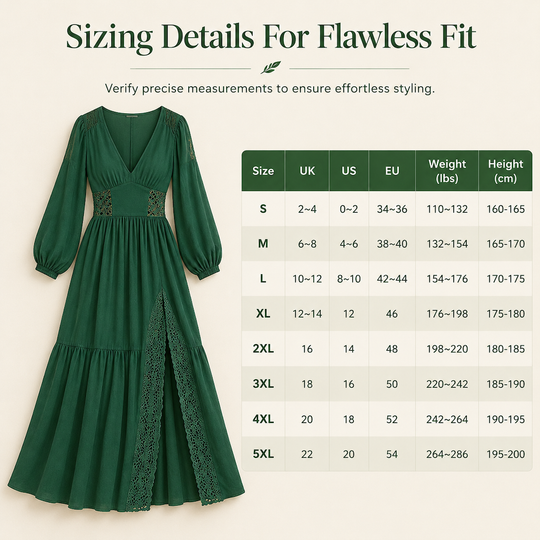 Women's Bohemian V Neck Long Sleeve Lace Patchwork Tiered Maxi Dress with Pockets🔥𝙁𝙧𝙚𝙚 𝙎𝙝𝙞𝙥𝙥𝙞𝙣𝙜