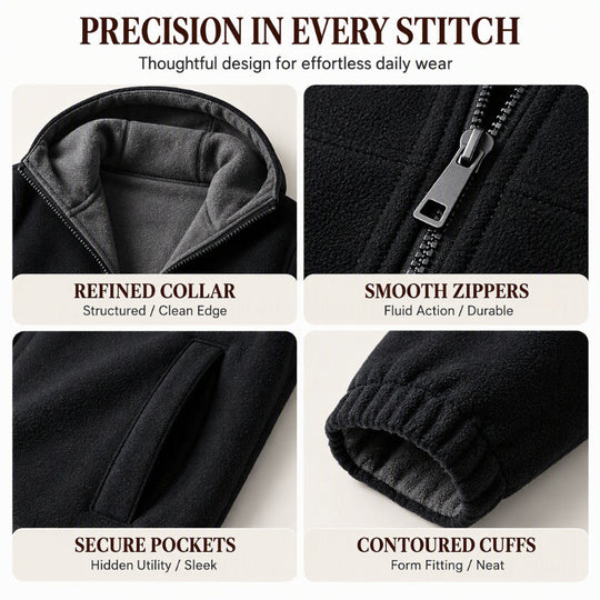 🔥Men's Casual Winter Thermal Hooded Jacket