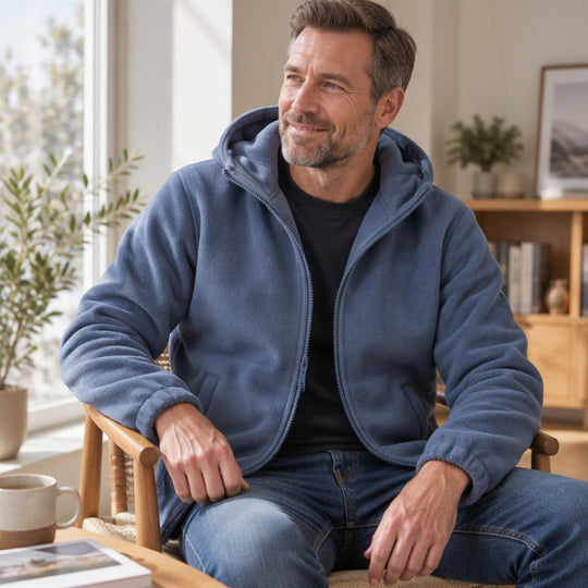 🔥Men's Casual Winter Thermal Hooded Jacket