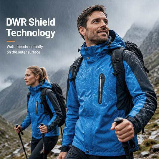 🏔 Stay-Dry Protection, Trail-Ready Comfort | Men's Waterproof & Windproof Outdoor Hiking Jackets