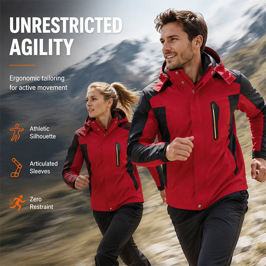 🏔 Stay-Dry Protection, Trail-Ready Comfort | Men's Waterproof & Windproof Outdoor Hiking Jackets